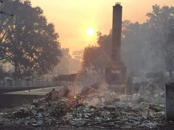 268 structures charred in Northern California