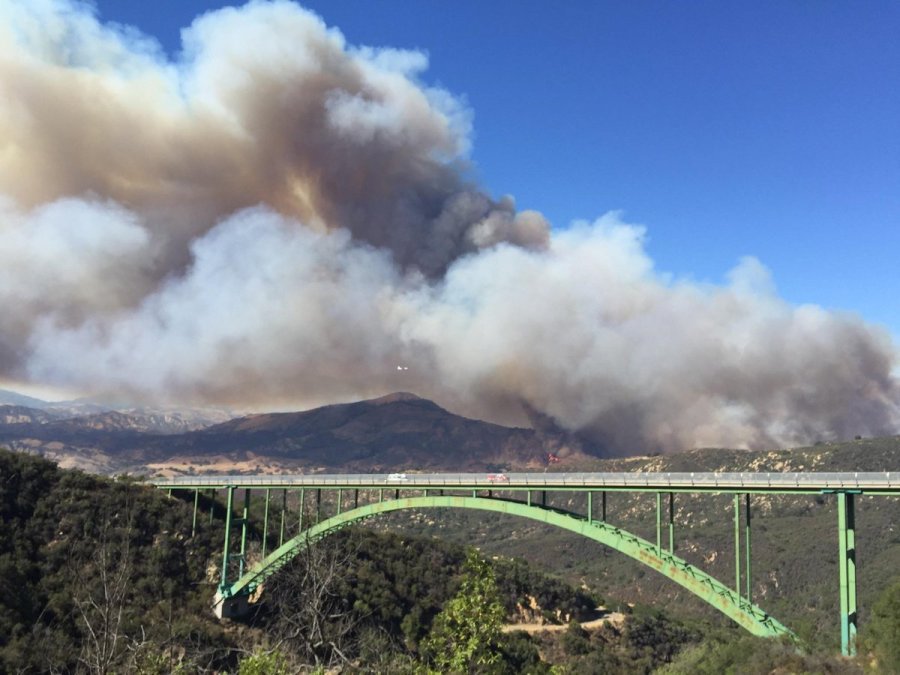 PADRES NATIONAL FOREST The Rey Fire broke out Thursday in the Los Padres National Forest in Santa Barbara County. It has burned 600 acres and was 20 percent contained as of Friday morning