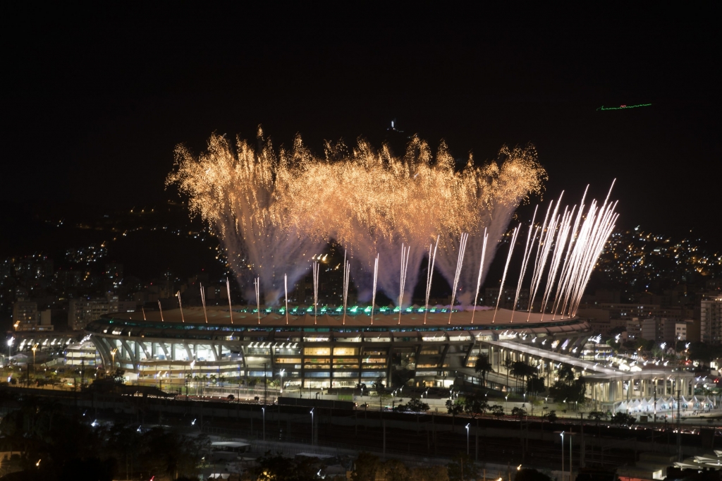 Rio Olympics Controlled explosion at Maracana Stadium