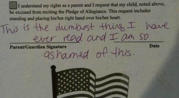 Florida's Pledge of Allegiance waiver should not come as a surprise to readers of this column. I've long documented the attack on patriotism in our public school system