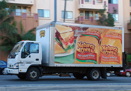 Flowers Foods Nature's Own truck