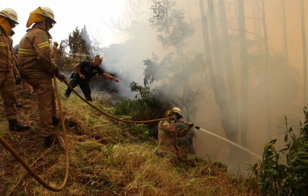 Major forest fire in Portugal's Madeira islands burns homes