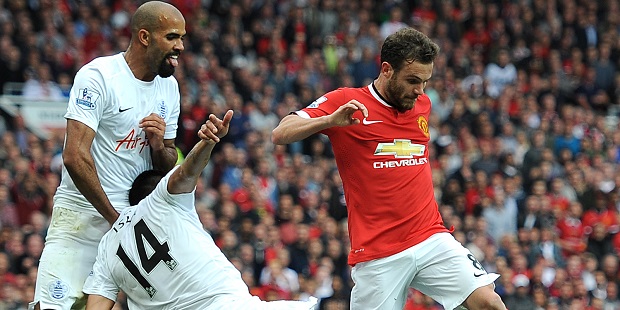 Former Chelsea star Juan Mata scored United's fourth goal