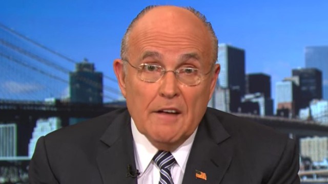 Former New York City Mayor Rudy Giuliani