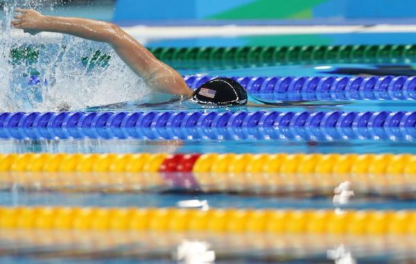 United States Missy Franklin competes in a semifinal