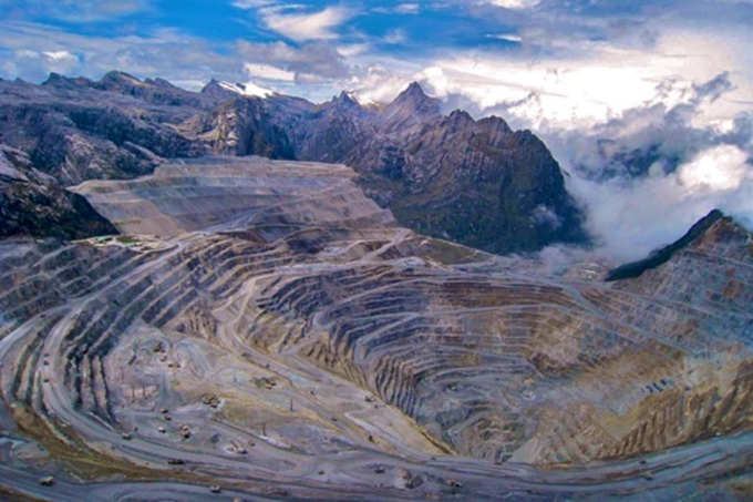 Freeport McMoRan's Grasberg mine in West Papua. Image