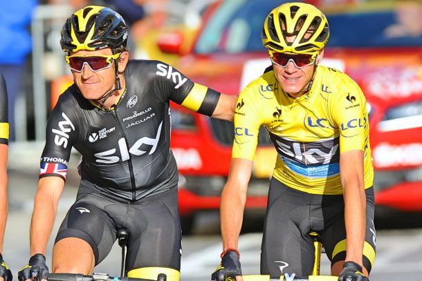 Froome and Thomas at the Tour de France  Road Cycling