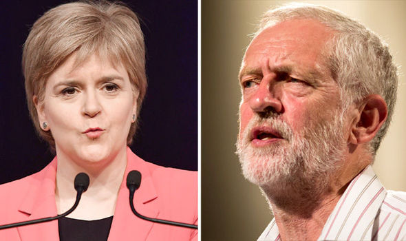 Jeremy Corbyn & Nicola Sturgeon