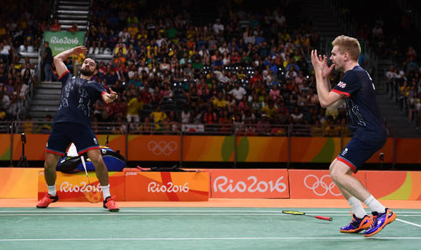 GETTYMarcus Ellis and Chris Langridge couldn't hide their delight as they won bronze