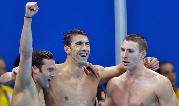 Phelps medley relay USA Olympics