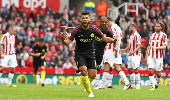 Sergio Aguero goal for Manchester City