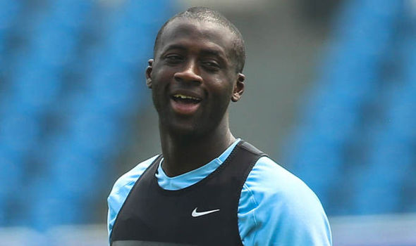 Yaya Toure Pep Guardiola Man City