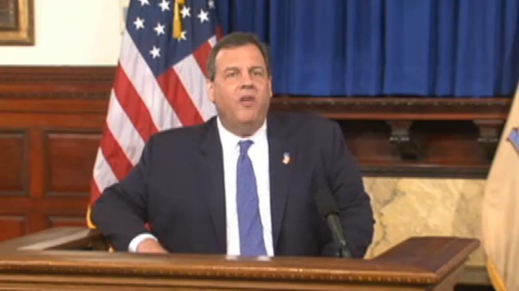 At a State House press conference Christie said that he defends the Khan family's right to speak against Trump but declined to criticize the Republican nominee for his remarks against them