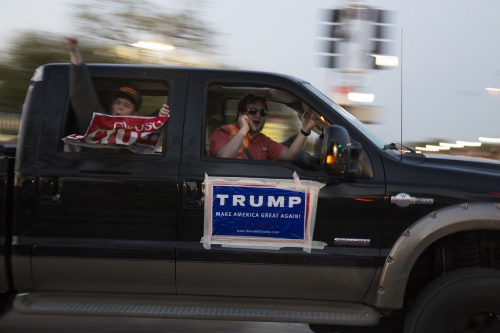 Some Trump supporters attempted to crash the protest