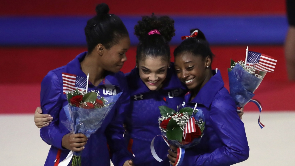 Gabby Douglas Laurie Hernandez and Simone Biles