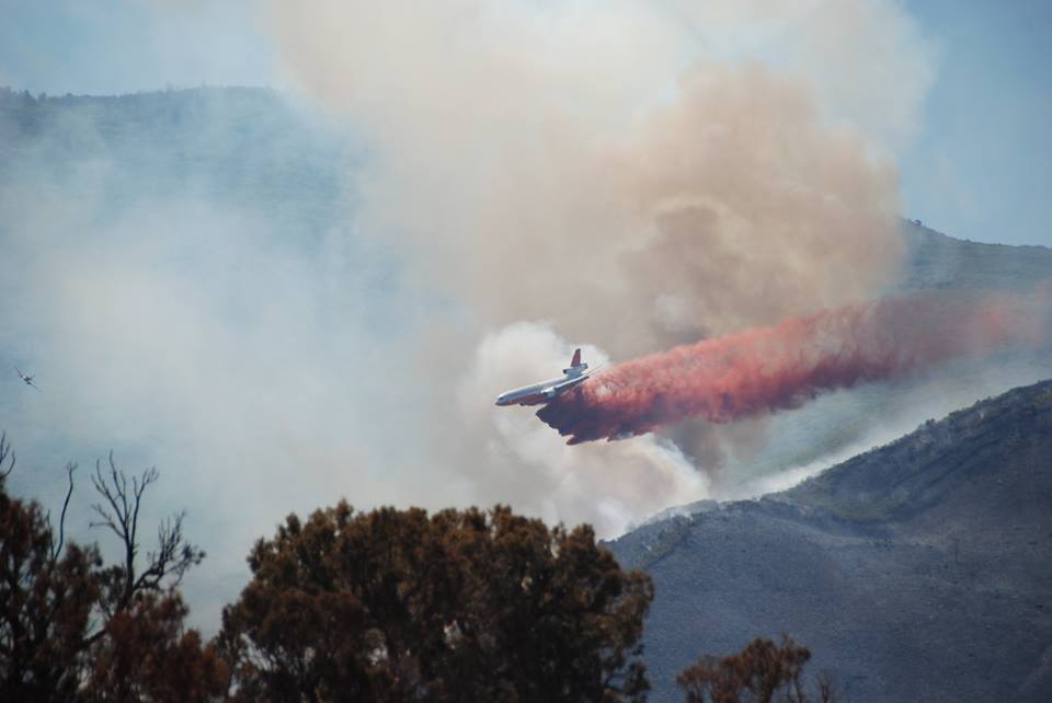 Garfield County Sheriff's Office | Garfield County Sheriff's OfficeA DC-10 tanker drops fire retardant on the Spring Creek 2 Fire