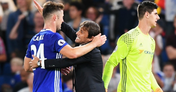 Gary Cahill Enjoys playing under Antonio Conte