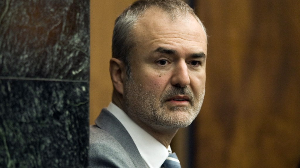 Gawker Media founder Nick Denton arrives in a courtroom in St. Petersburg Fla. on March 16