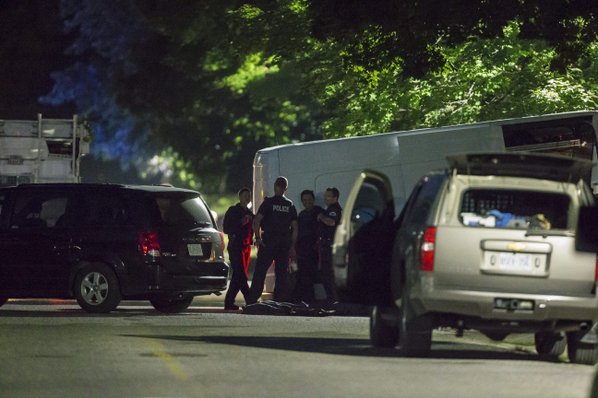 Geoff Robins						Credit AP  The Canadian Press				Police keep watch around a house in Strathroy Ontario Wednesday Aug. 10 2016