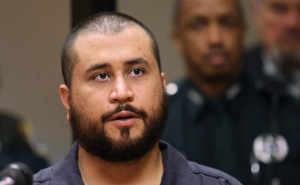 George Zimmerman the acquitted shooter in the death of Trayvon Martin answers questions from a Seminole circuit judge during a first-appearance hearing on charges including aggravated assault stemming from a fight with his girlfriend