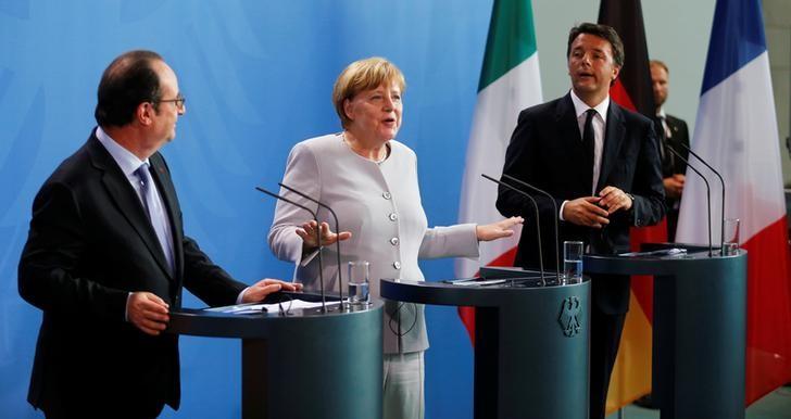 Renzi calls for less bureaucratic Europe ahead of 3-way summit