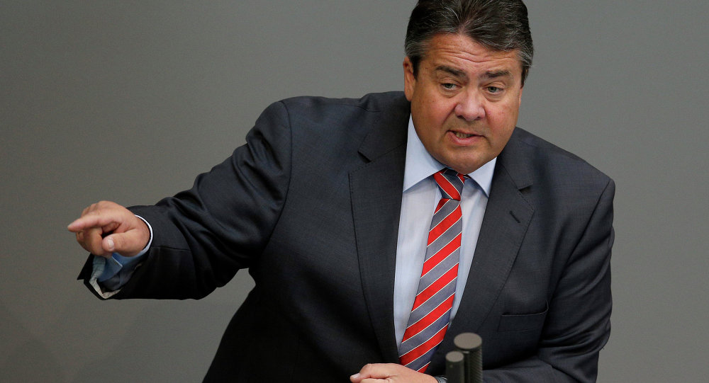 German Economy and Energy Minister Sigmar Gabriel