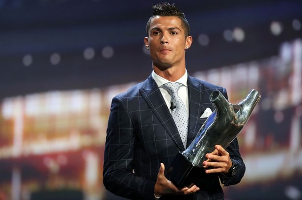 Getty Images

Cristiano Ronaldo holds the UEFA Best Player trophy