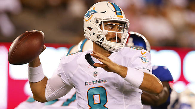 Getty Images Matt Moore threw a touchdown pass on Friday