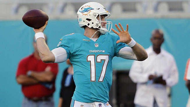 Getty Images Ryan Tannehill played the entire first half on Thursday