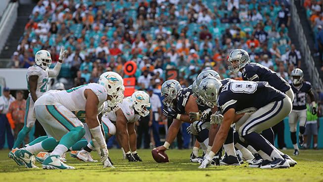 Getty Images The Dolphins will be in Dallas on Friday