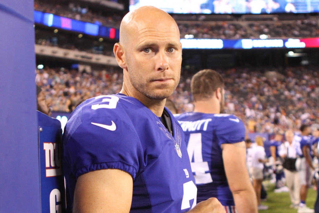 Giants kicker Josh Brown