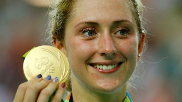 Gold medalist Laura Trott