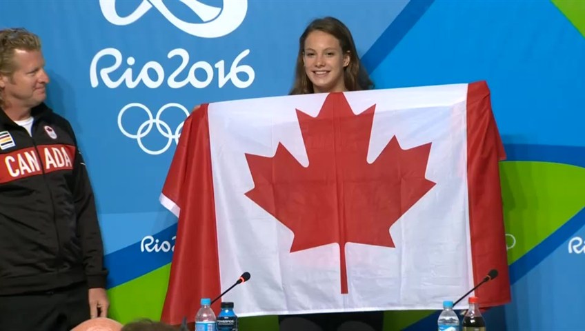 Gold medalist Penny Oleksiak to carry Canadian flag during Rio 2016 closing ceremony