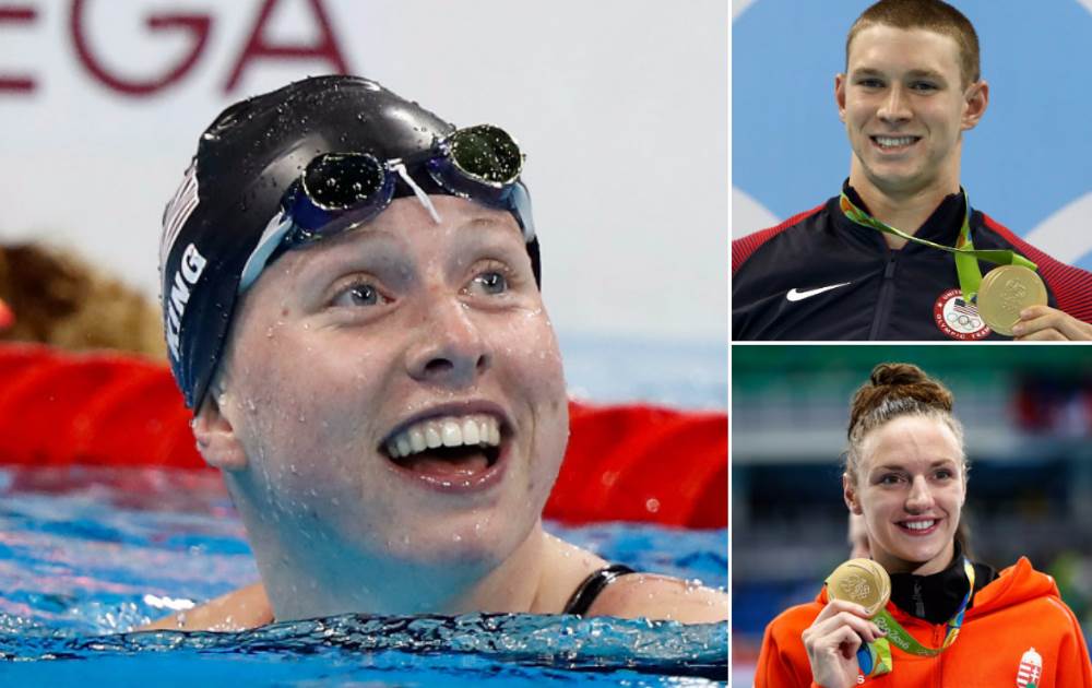 Two more golds for USA Michael Phelps eases into 200m butterfly final Katinka Hosszu takes second gold