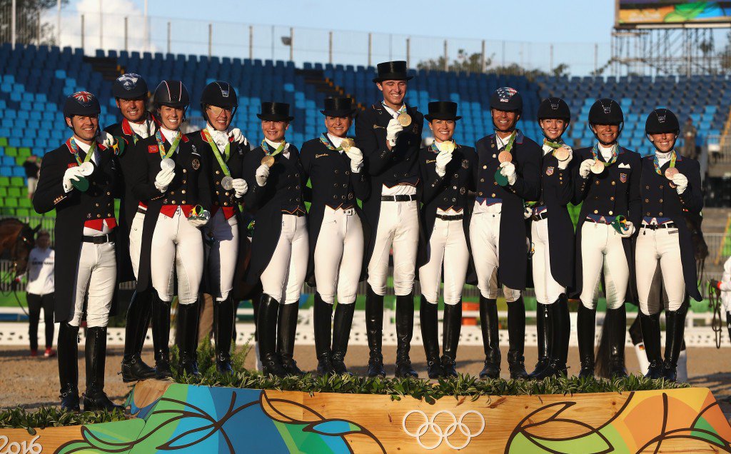 Germany regained thier Olympic dressage title having been beaten by Britain at London 2012