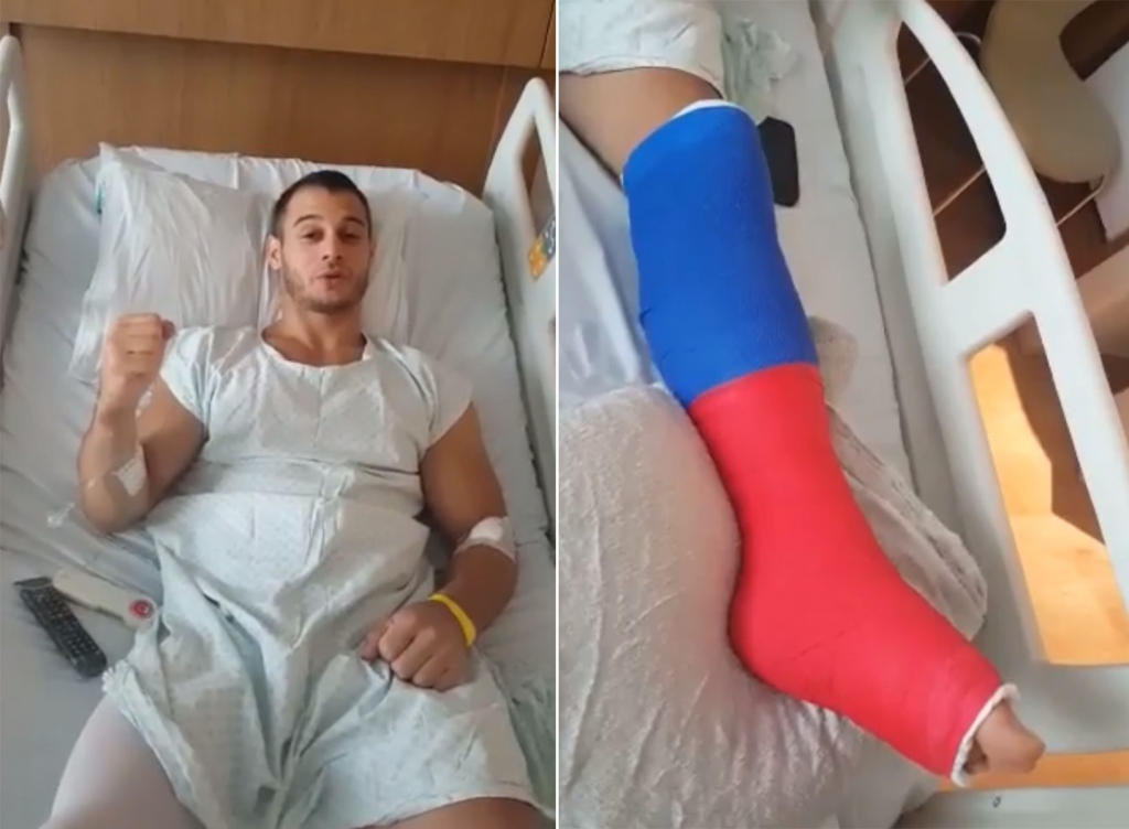 French gymnast shows incredible positivity following horrific leg break