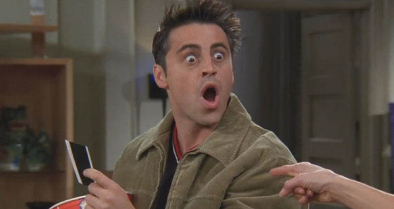 Joey from 'Friends&#039- shocked