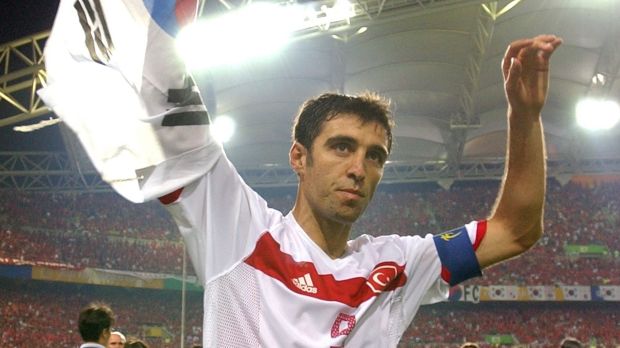 Hakan Sukur captained Turkey in the 2002 World Cup