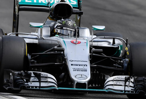 Mercedes driver Nico Rosberg of Germany steers his car during the German Formula One Grand Prix in Hockenheim Germany Sunday