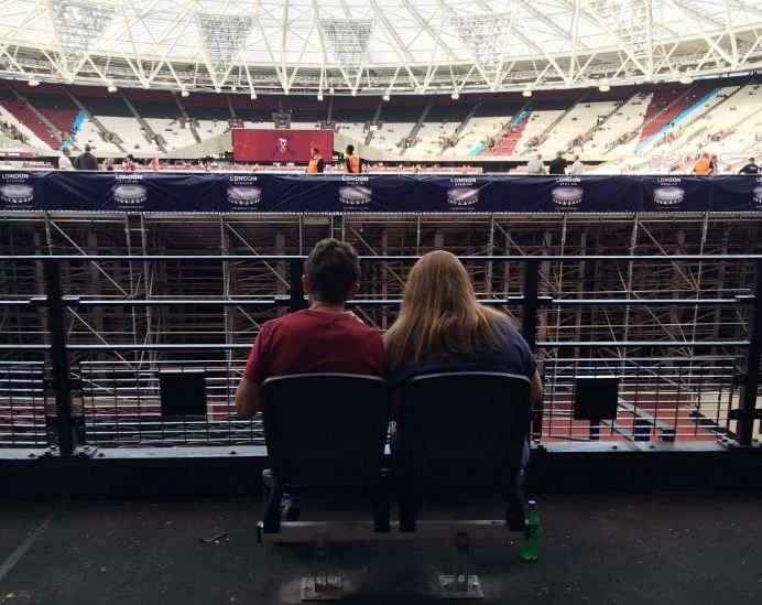 West Ham fans are in shock at the views from some seats at the Olympic Stadium