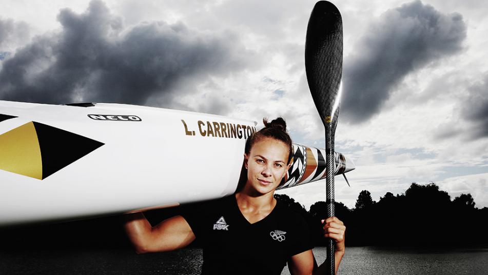 Lisa Carrington during New Zealand Sprint Team announcement