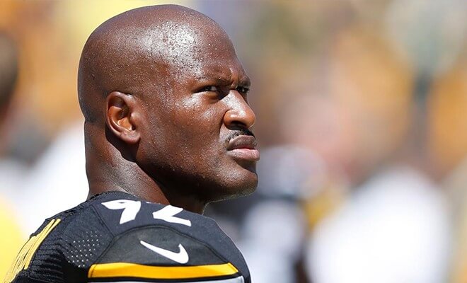 Steelers' James Harrison ordered to take PED test the day after being warned of possible suspension