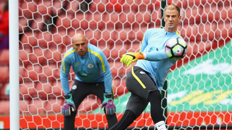 Hart has been replaced in City's side by Willy Caballero