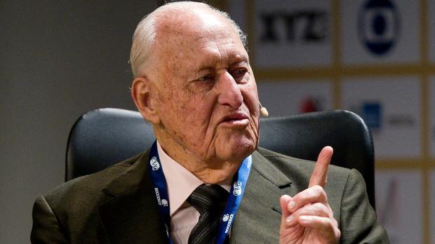 Havelange has passed at the age of 100.                     Getty Images