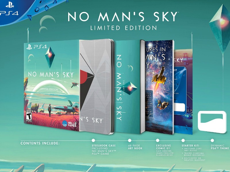 Here's all the retailer exclusive extras and special editions available for'No Man's Sky