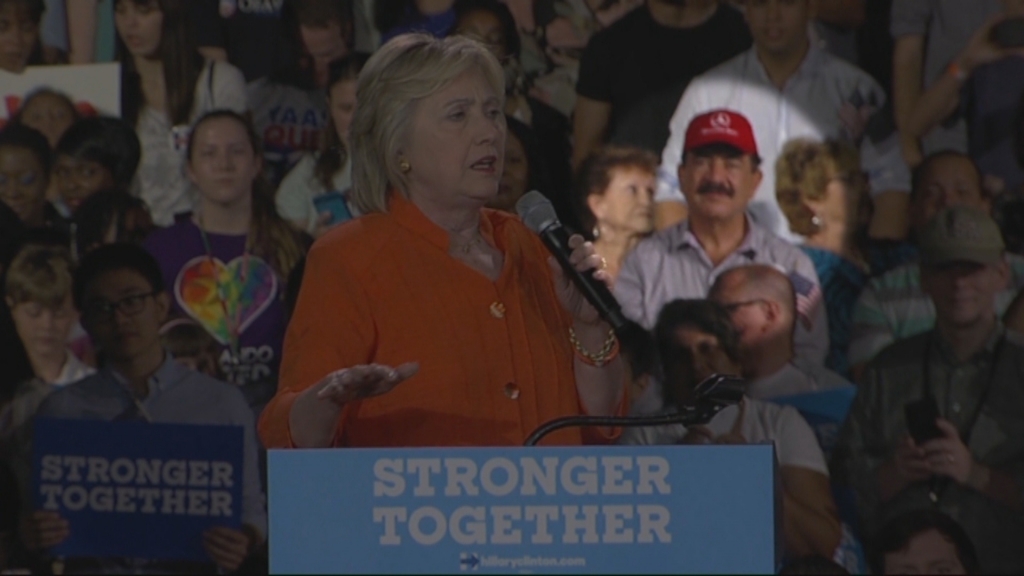 Orlando Shooter Dad Clinton Rally