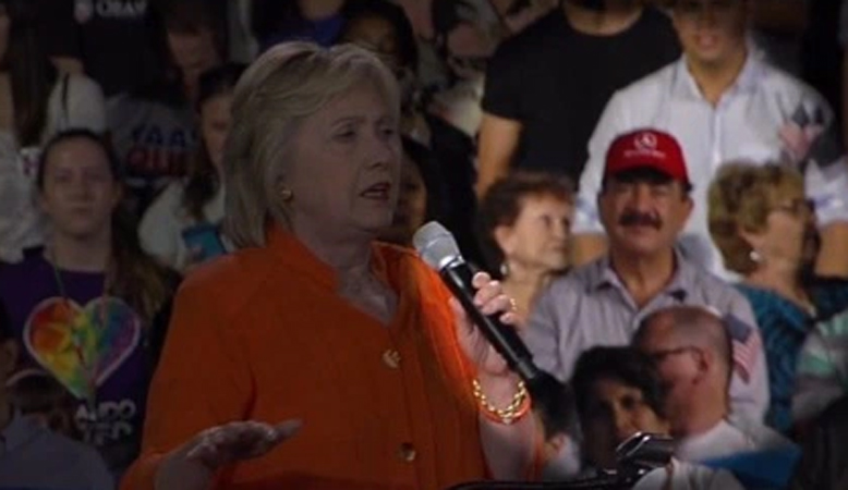 Hillary Clinton's campaign has finally disavowed support from Seddique Mateen the father of the Orlando nightclub shooter after he sat in a prominent spot at her Kissimee rally Monday night