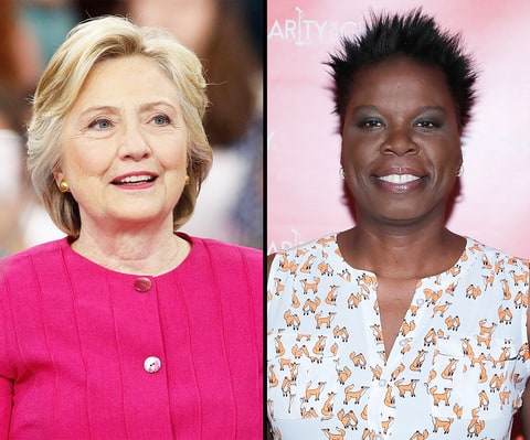 Hillary Clinton and Leslie Jones