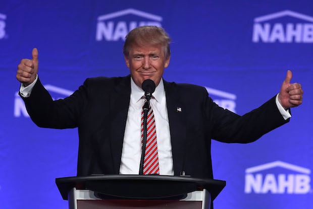 Donald Trump Addresses The National Association Of Home Builders Conference In Miami Beach