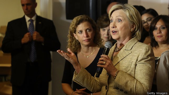 Hillary Clinton speaking in Florida earlier this week